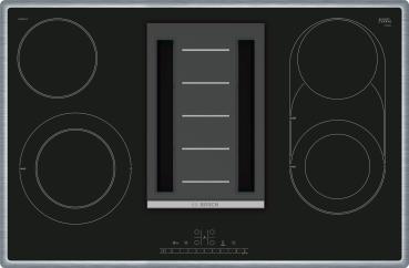 Bosch PKM845F11E - Serie 6, Kochfeld mit Dunstabzug (Strahlung), Mit Rahmen aufliegend, 80 cm